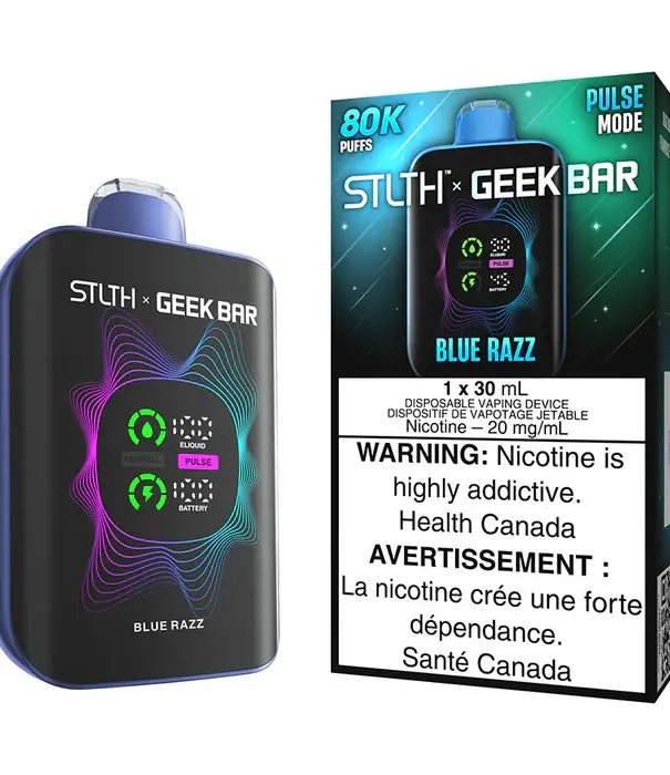 STLTH Blue Razz STLTH X Geekbar 80k Rechargeable Disposable