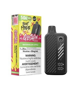 Watermelon Apple Gushin Flavour Beast Beast Mode Max 2 50k Rechargeable Disposable