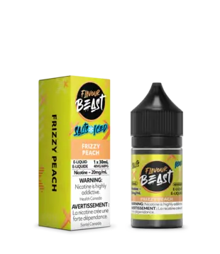 Frizzy Peach Ice 20mg Flavour Beast Nic Salt 30ml E-liquid