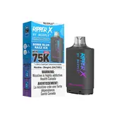 Bomb Blue Razz Ice Ripper X by RUFPUF 75k Disposable Vape Pod