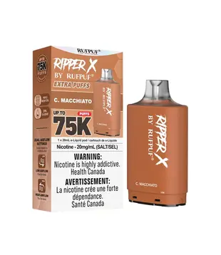 C Macchiato Ripper X by RUFPUF 75k Disposable Vape Pod