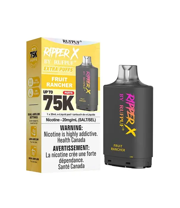 Ripper X by RUFPUF Fruit Rancher (Epic Fruit Bomb) Ripper X by RUFPUF 75k Disposable Vape Pod
