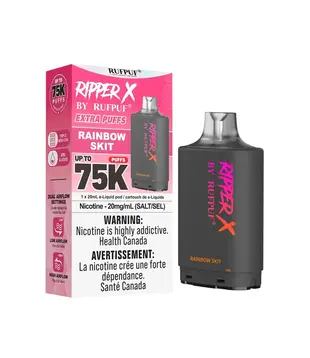 Rainbow Skit Ripper X by RUFPUF 75k Disposable Vape Pod