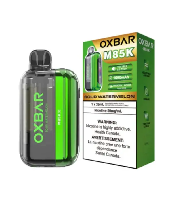 Ox Bar Sour Watermelon OxBar M85K Rechargeable Disposable