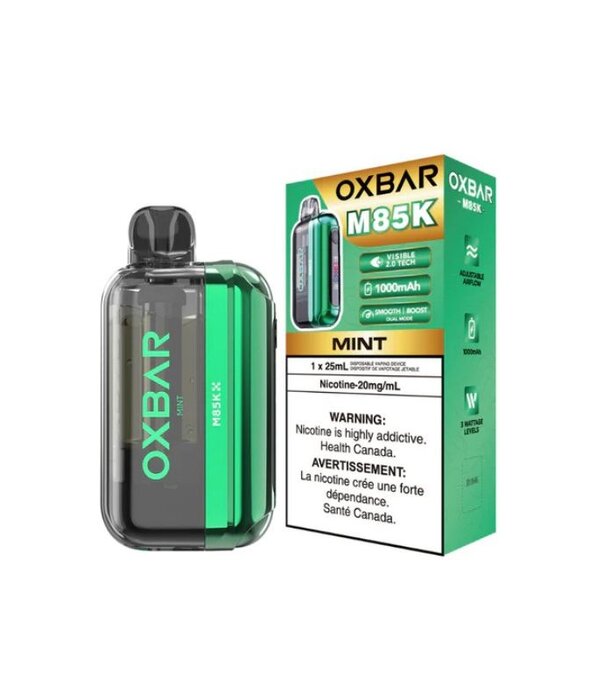 Ox Bar Mint OxBar M85K Rechargeable Disposable