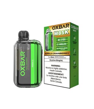 Apple Cranberry OxBar M85K Rechargeable Disposable