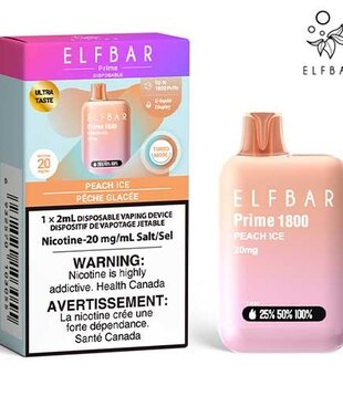 Peach Ice Elfbar 1800 Disposable