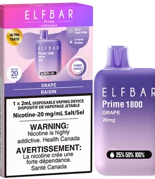 Grape Elfbar 1800 Disposable