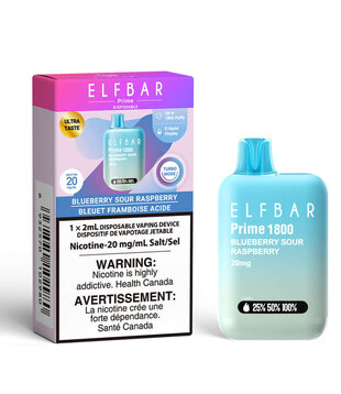 Blueberry Sour Raspberry Elfbar 1800 Disposable