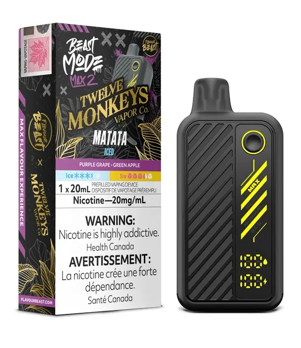 Flavour Beast Matata Ice Flavour Beast Twelve Monkeys Beast Mode Max 2 50k Rechargeable Disposable