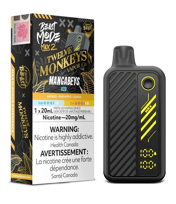 Flavour Beast Mangabeys Ice Flavour Beast Beast Mode Max 2 50k Rechargeable Disposable