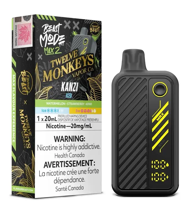 Flavour Beast Kanzi Ice Flavour Beast Twelve Monkeys Beast Mode Max 2 50k Rechargeable Disposable