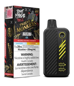 Hakuna Ice Flavour Beast Twelve Monkeys Beast Mode Max 2 50k Rechargeable Disposable