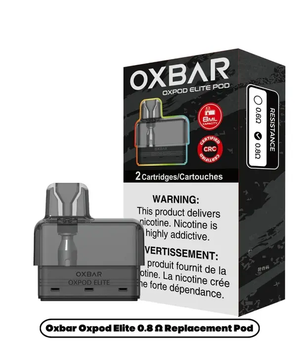 Ox Bar OxBar Oxpod Elite 0.8 8ml Replacement Pod