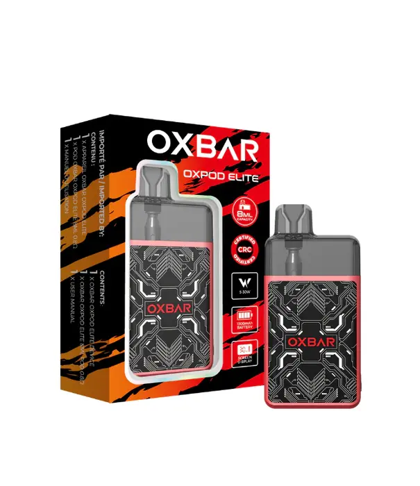 Ox Bar Mech Red OxBar Oxpod Elite 30w Open Pod Device (CRC)