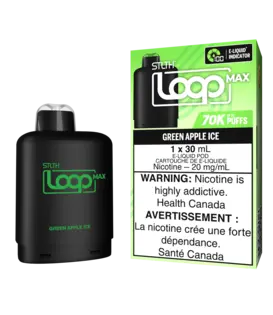 Green Apple Ice STLTH Loop Max 70k Disposable Vape Pod