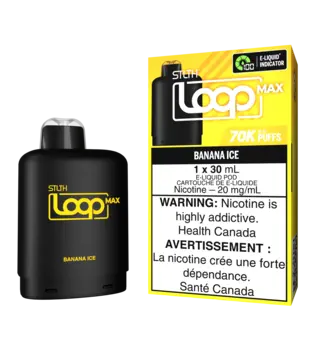 Banana Ice STLTH Loop Max 70k Disposable Vape Pod
