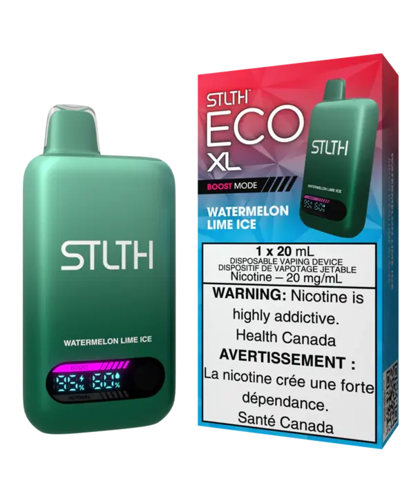 STLTH Watermelon Lime Ice STLTH Eco XL 20ml Rechargeable Disposable