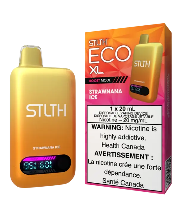 STLTH Strawnana Ice STLTH Eco XL 20ml Rechargeable Dipsosable