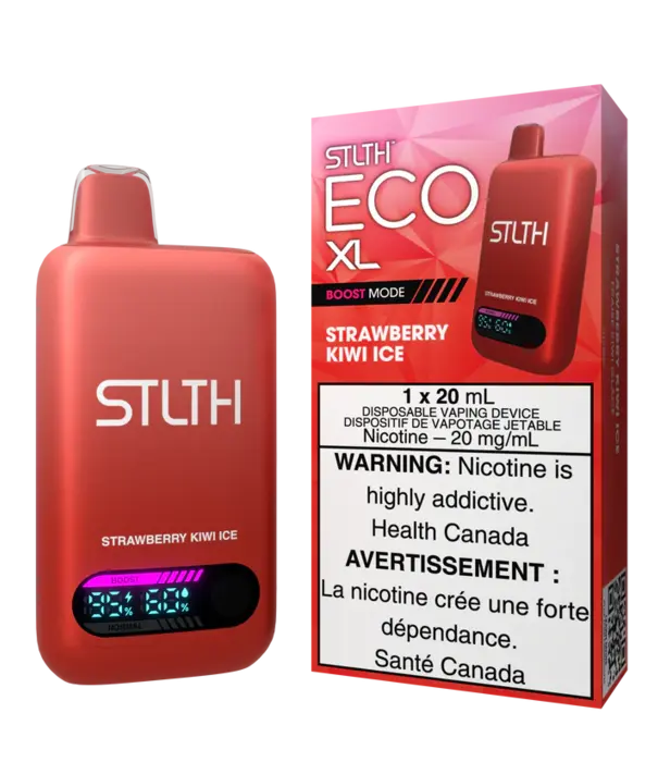 STLTH Strawberry Kiwi Ice STLTH Eco XL 20ml Rechargeable Diposable