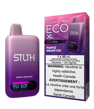 Purple Grape Ice STLTH Eco XL 20ml Rechargeable Disposable