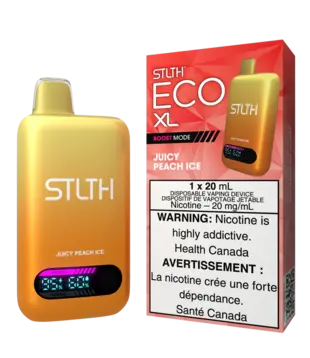 Juicy Peach Ice STLTH Eco XL 20ml Rechargeable Disposable