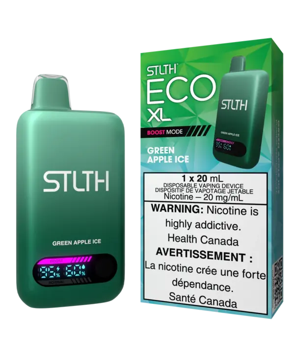 STLTH Green Apple Ice STLTH Eco XL 20ml Rechargeable Disposable