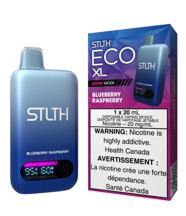 STLTH Blueberry Raspberry STLTH Eco XL 20ml Rechargeable Disposable