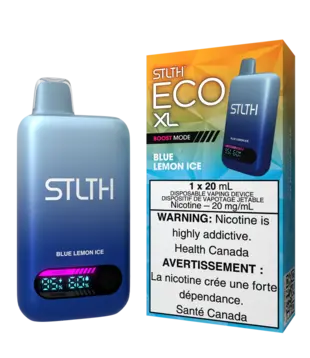 Blue Lemon Ice STLTH Eco XL 20ml Rechargeable Disposable