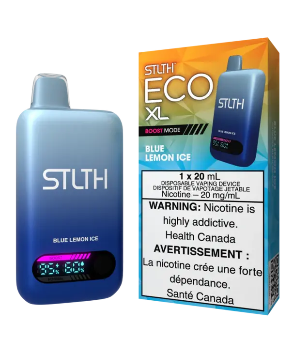 STLTH Blue Lemon Ice STLTH Eco XL 20ml Rechargeable Disposable