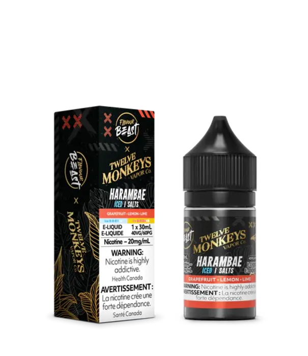 Flavour Beast Harambae Ice 20mg Flavour Beast Nic Salt 30ml E-liquid