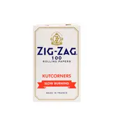 Zig Zag White Single Wide Cut Corner Rollin Paper 100ct