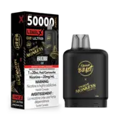 Hakuna Ice Flavour Beast Twelve Monkeys Level X G2 Ultra 50k Disposable Vape Pod