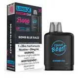 Bomb Blue Razz 20mg Flavour Beast Level X Refillable Dual Coil Pod Starter Kit