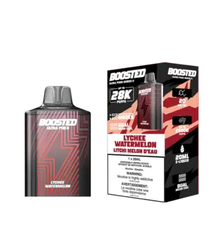 Lychee Watermelon Boosted Ultra Pod Series II 28k Regular Disposable Vape Pod