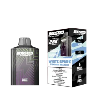 White Spark Boosted Ultra Pod Series II 28k Regular Disposable Vape Pod
