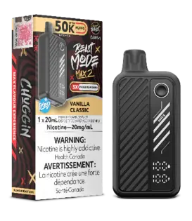 Vanilla Classic Ice Flavour Beast Beast Mode Max 2 50k Rechargeable Disposable