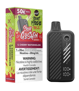 S. Cherry Watermelon Sour Gushin Flavour Beast Beast Mode Max 2 50k Rechargeable Disposable