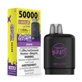 Grape Flavour Beast Gushin Level X G2 Ultra 50k Disposable Vape Pod