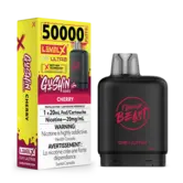Cherry Flavour Beast Gushin Level X G2 Ultra 50k Disposable Vape Pod