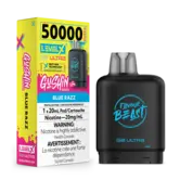 Blue Razz Flavour Beast Gushin Level X G2 Ultra 50k Disposable Vape Pod