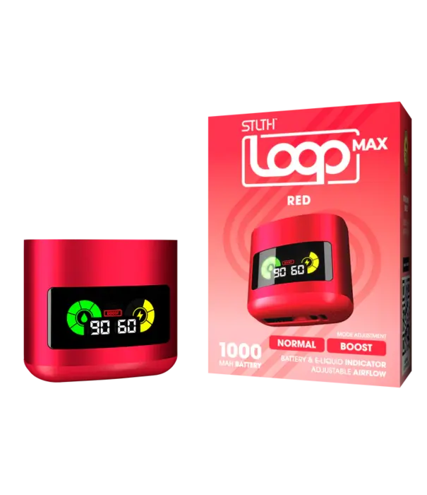 STLTH Red STLTH Loop Max 1000mah Rechargeable Battery