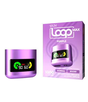 Purple STLTH Loop Max 1000mah Rechargeable Battery