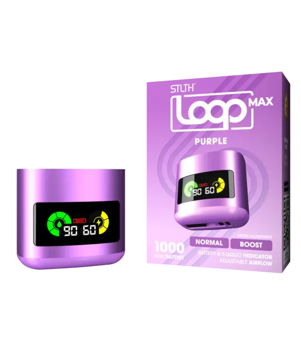 STLTH Purple STLTH Loop Max 1000mah Rechargeable Battery