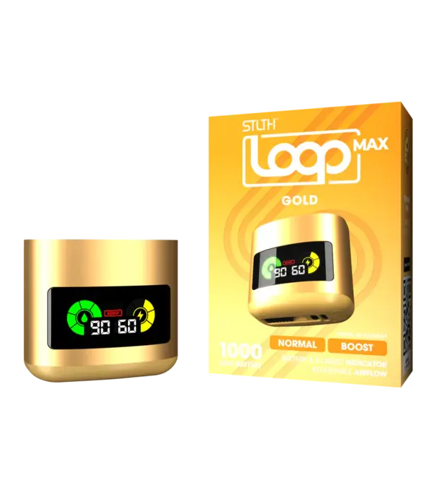 STLTH Gold STLTH Loop Max 1000mah Rechargeable Battery