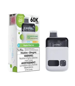 Apple Kiwi Ice Capsl by Flavour Beast 60k Rechargeable Disposable