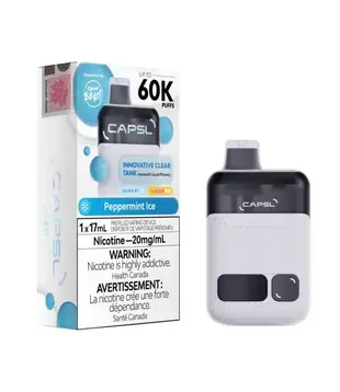 Peppermint Ice Capsl by Flavour Beast 60k Rechargeable Disposable