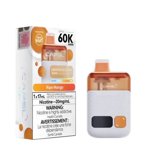Flavour Beast Ripe Mango Capsl by Flavour Beast 60k Rechargeable Disposable