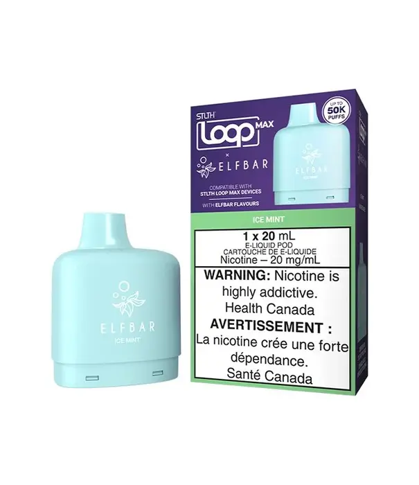 STLTH Ice Mint STLTH Loop Max Elfbar 50k Disposable Vape zpod