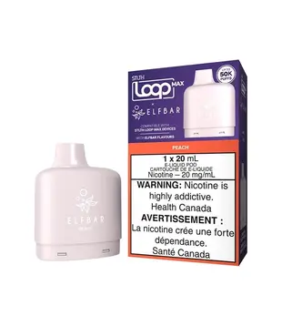 Peach STLTH Loop Max Elfbar 50k Disposable Vape Pod